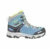 Meindl LITEPEAK JUNIOR GTX Kinder - Wanderstiefel Petrol/lemon