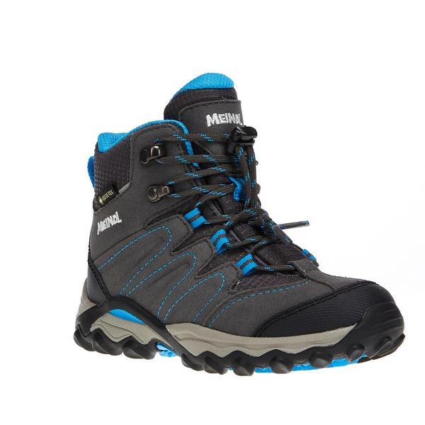 Meindl ARIGO JUNIOR MID GTX Kinder - Hikingstiefel Anthrazit/blau 2 Meindl ARIGO JUNIOR MID GTX Kinder - Hikingstiefel Anthrazit/blau – Bild 2